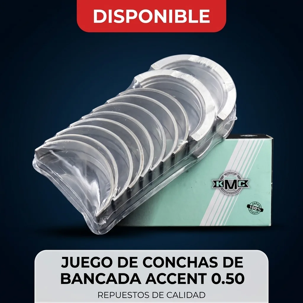 Juego de conchas de bancada Accent 0.50