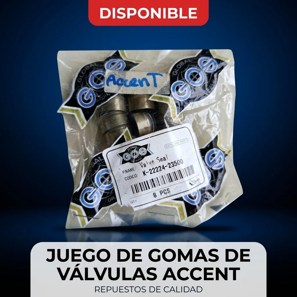 Juego de gomas de válvulas Accent