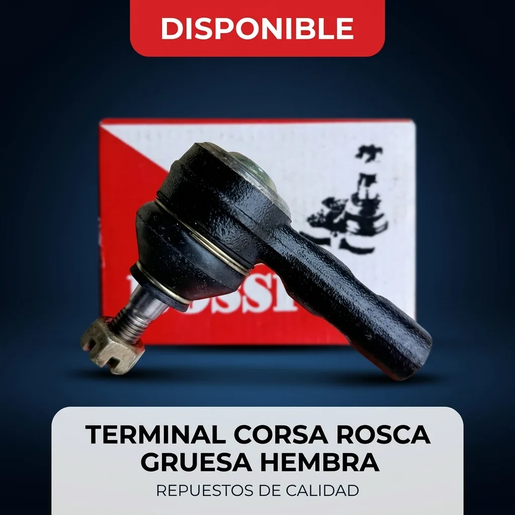 Terminal Corsa rosca gruesa hembra